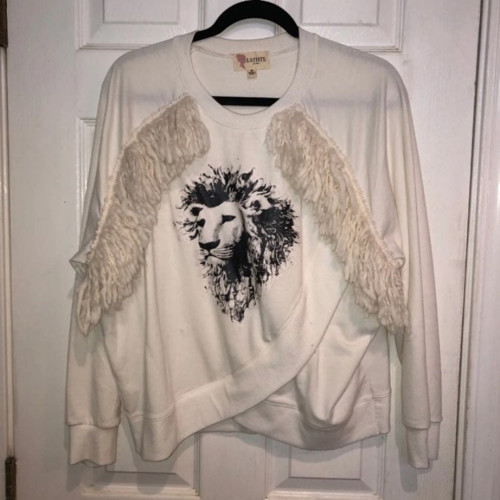 Lion Fringe Sweatshirt